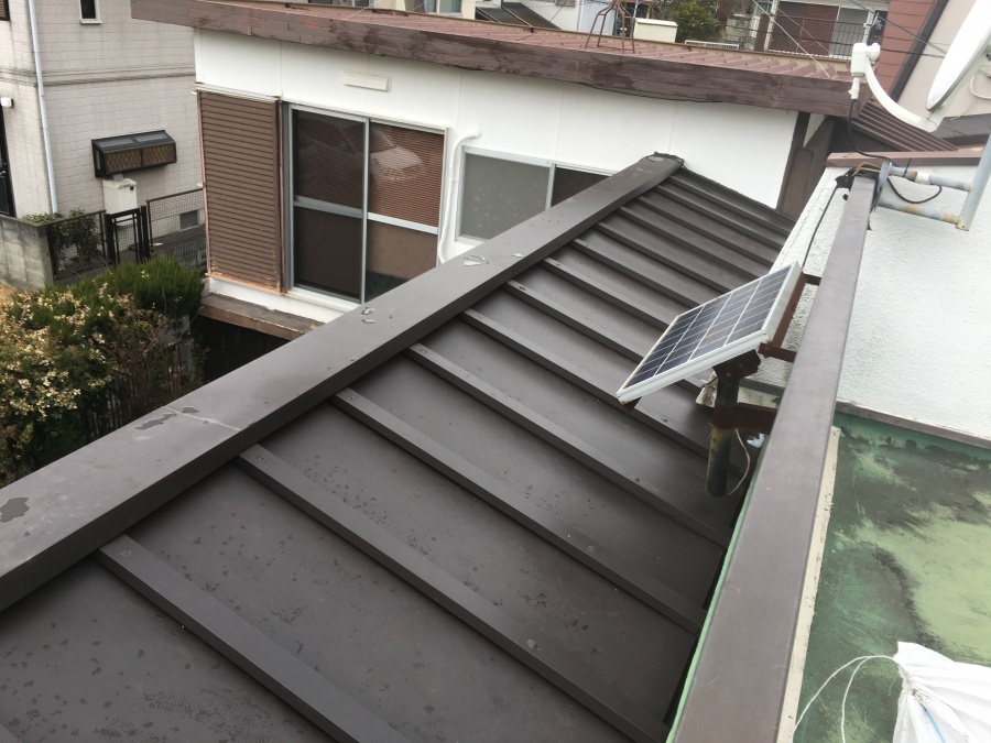 屋根カバー工法施工後